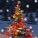雪花圣诞树