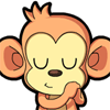 花生猴QQ表情，可爱搞笑的花生猴图片