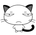 贪婪猫搞笑QQ表情图片