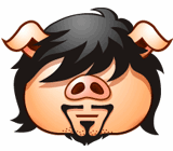 搞笑搞怪猪头QQ图片表情