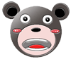 可爱的小黑熊_卡通动物_QQ表情包在线浏览