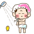 吉子-洗澡