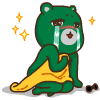 绿熊哭泣