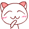 粉红猫QQ系列表情大全，可怜系列表情