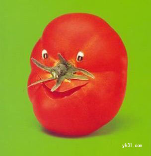 搞笑的西红柿
