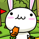 小兔子吃红萝卜