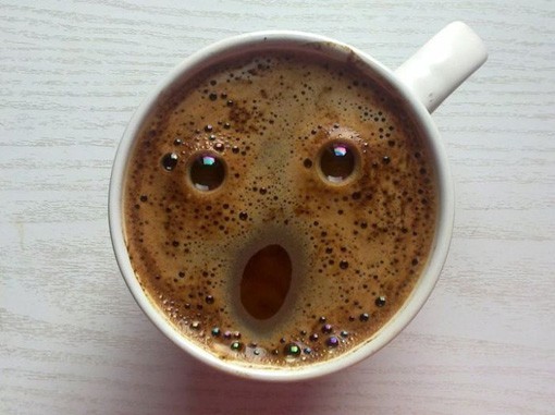 奇怪形状的咖啡