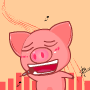 红色小猪猪大声唱歌