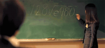 在黑板上写下LOVEYOU