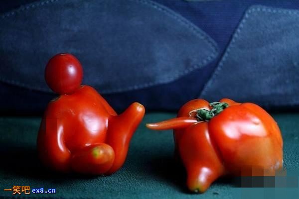 长相奇特的西红柿